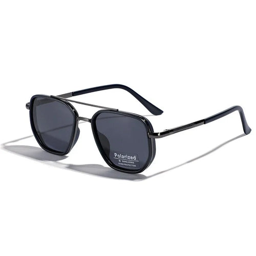 TR90 Classic Square Polarized Sunglasses for Man Women Metal Frame Luxury Designer Retro Sun Glasses anti Glare Driving Shades